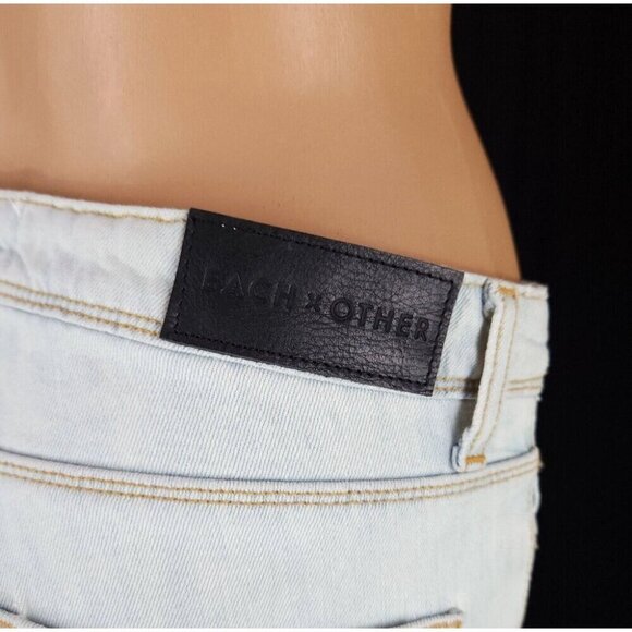 Each x Other Limited Edition Robert Montgomery Jeans 30 Scraped Slim - Picture 9 of 15
